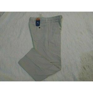 TOMMY BAHAMA NEW ST THOMAS PANTS MENS SIZE 30X30 ABBEY STONE ZIP FLY NEW NWT